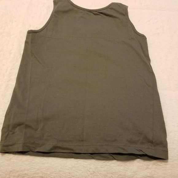 Drill Clothing Co Boys Small Army Green Tank Top - Picture 4 of 5